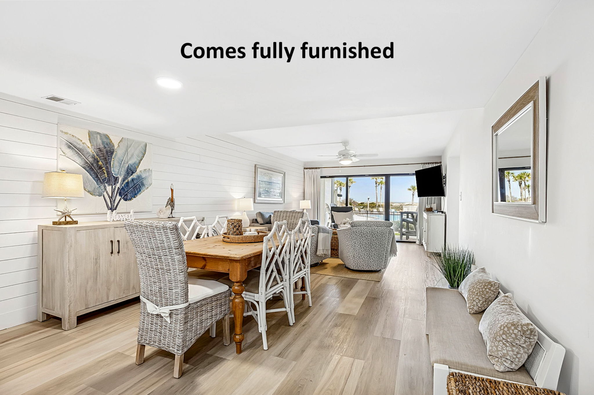 Offered fully furnished, the condo is designed to be enjoyed from day one ...