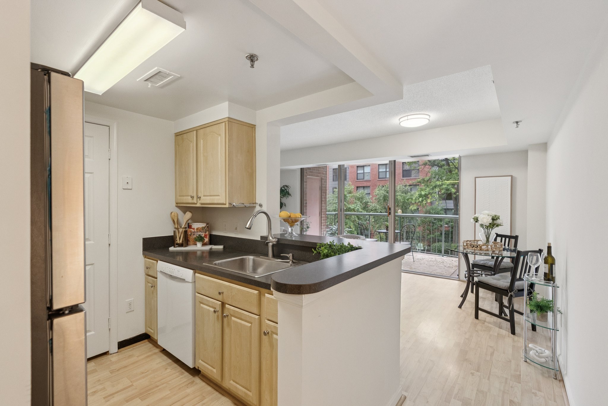 Kitchen Open to Living Space