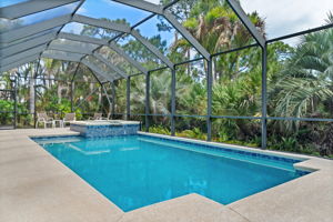 Screen-In Pool & Hot Tub