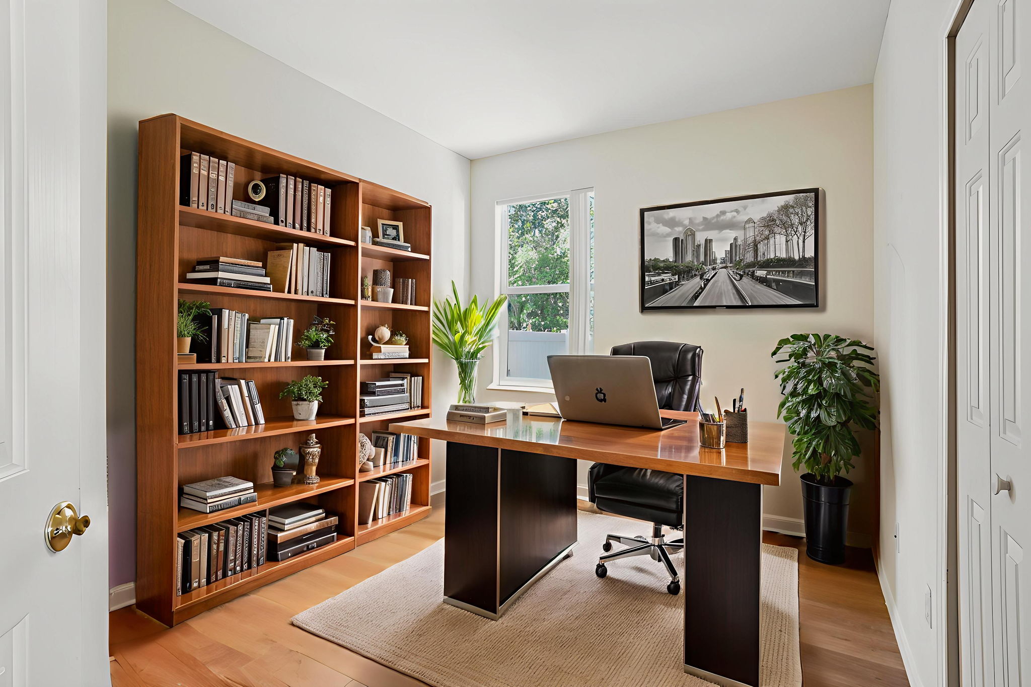 Virtually Staged office