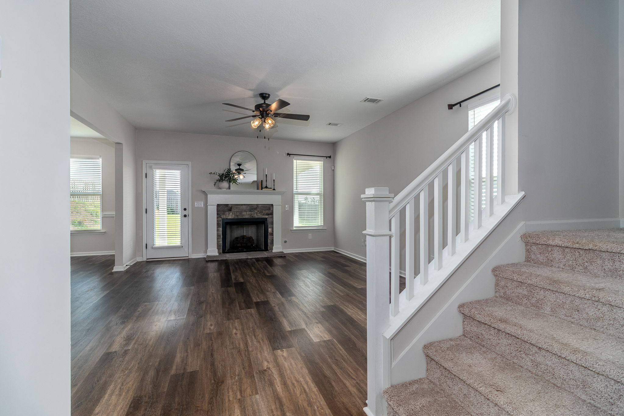 Staircase/Living Room