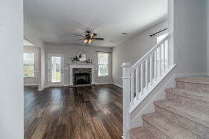 Staircase/Living Room