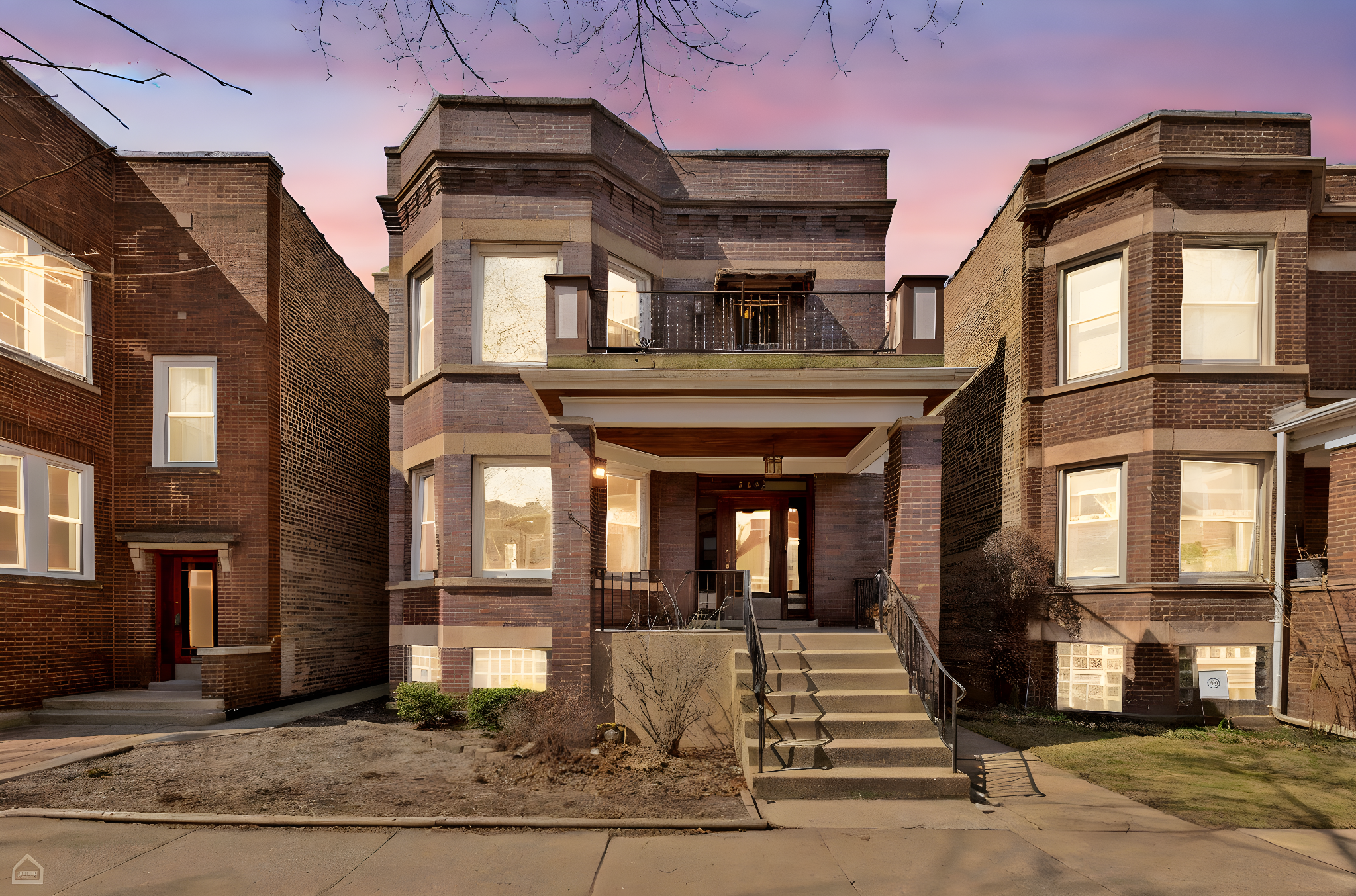 4832 N Claremont Ave - Exterior_001 day to dusk