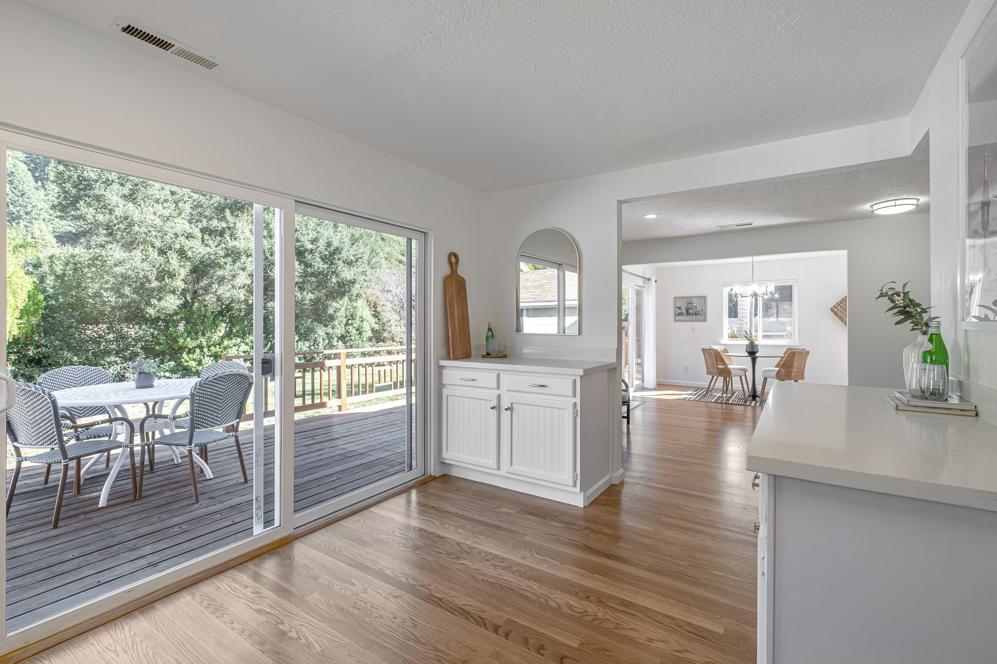 Kitchen view to Dining