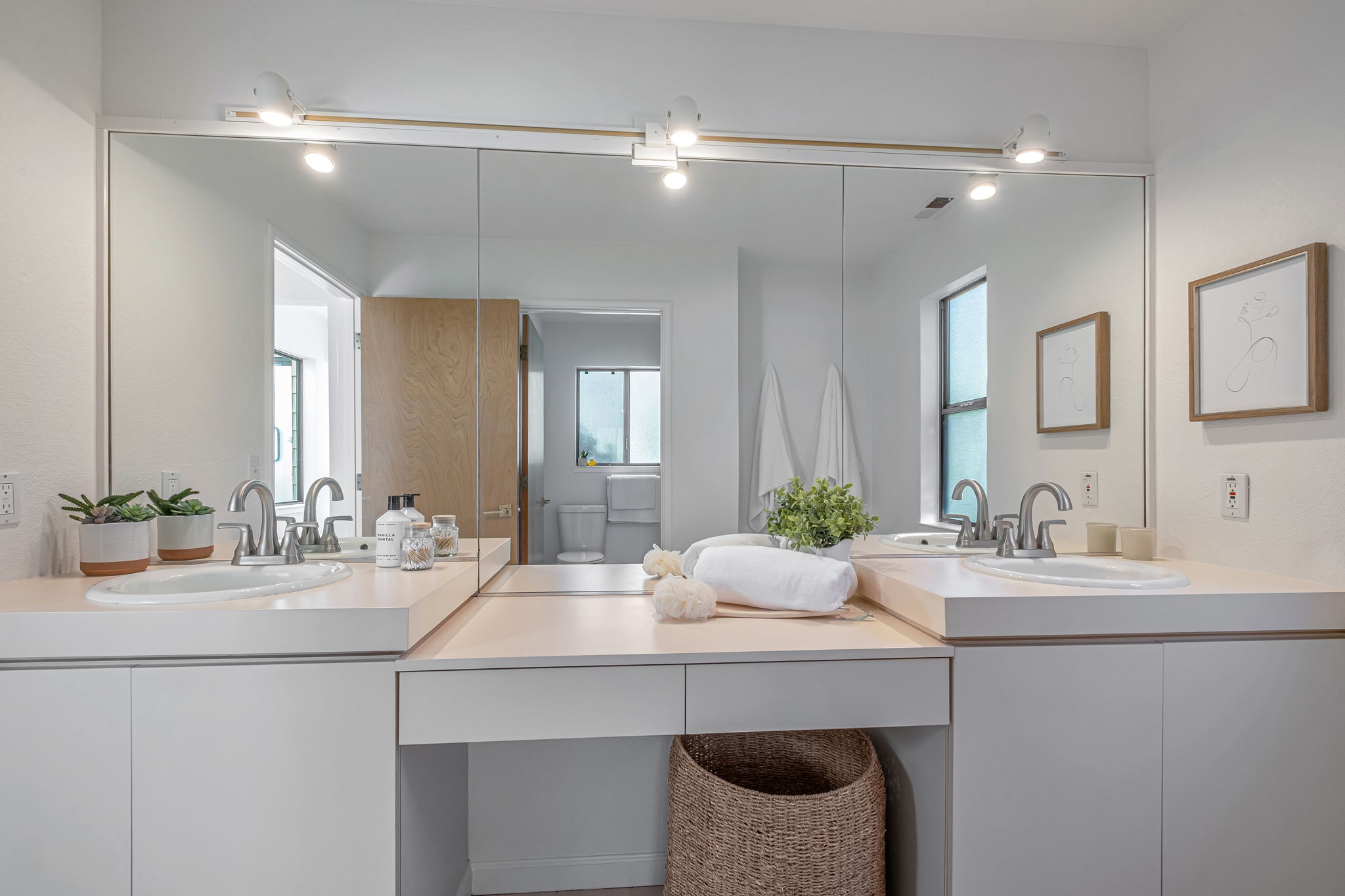 Primary bathroom Vanity area