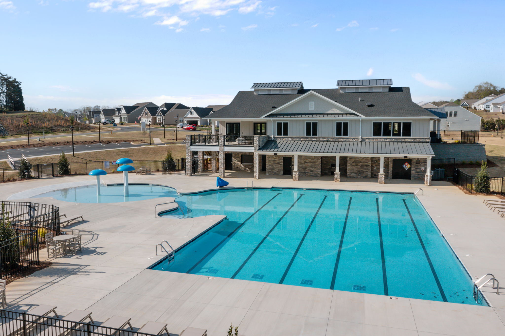 Pool, playground and activity/fitness center! 1 block from home!