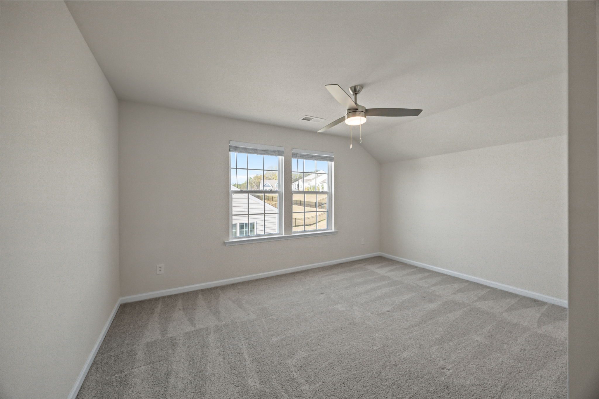 Bedroom/Office #3 privacy in rear of upstairs plan has access to full bath and privacy!