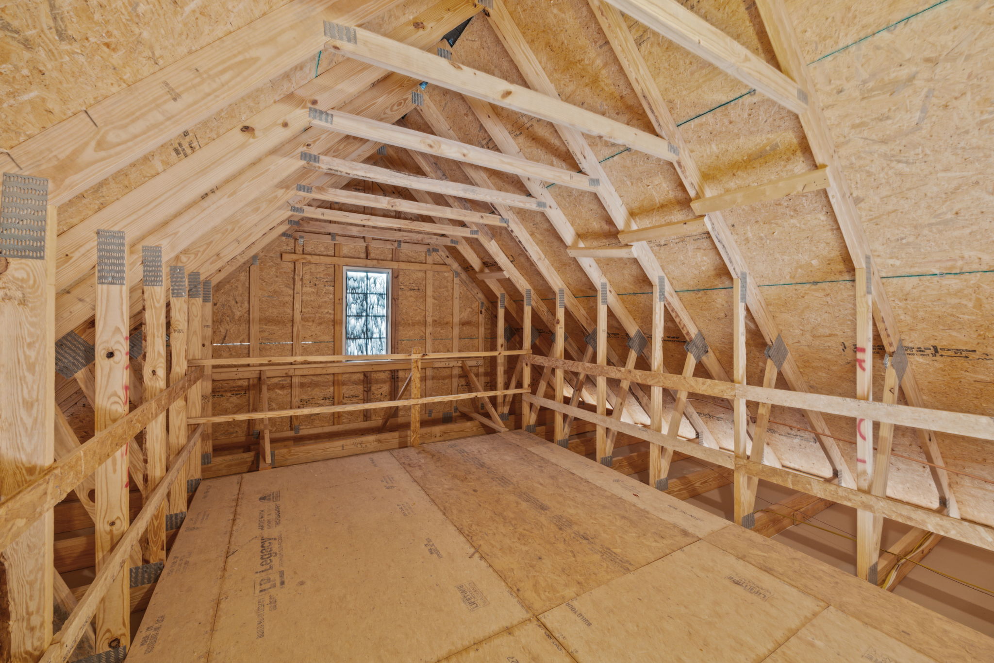BONUS Storage Room access from pull down stairs in garage.  HUGE area to store all of your extras in life nad keep the house clutter free!  Love this!