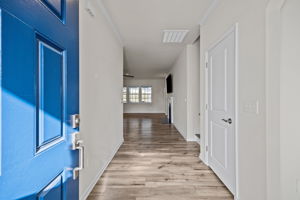 Step into your new home! Notice the upgrade to LVP flooring through the first floor.