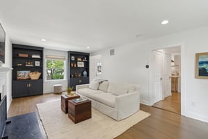 Living Room with Built-in Storage