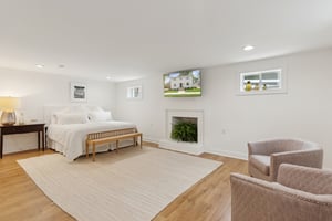 Lower Level Gas-burning Fireplace
