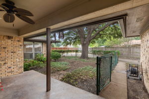 Courtyard of Larger Unit