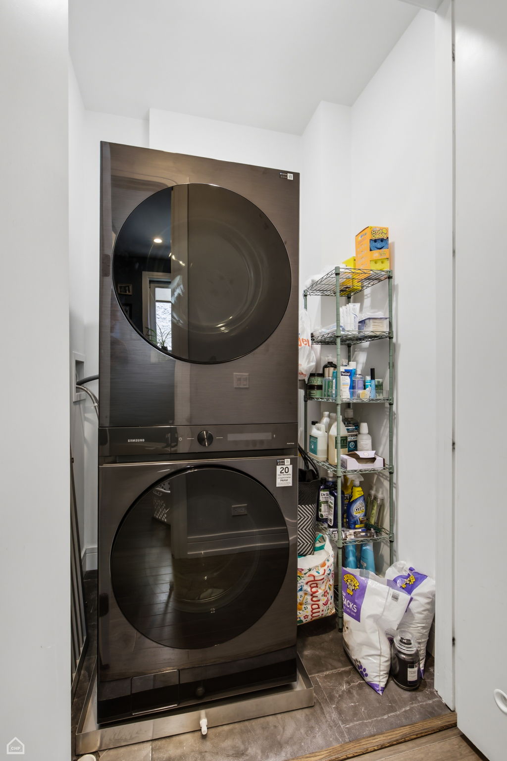 Full size, front loading washer dryer
