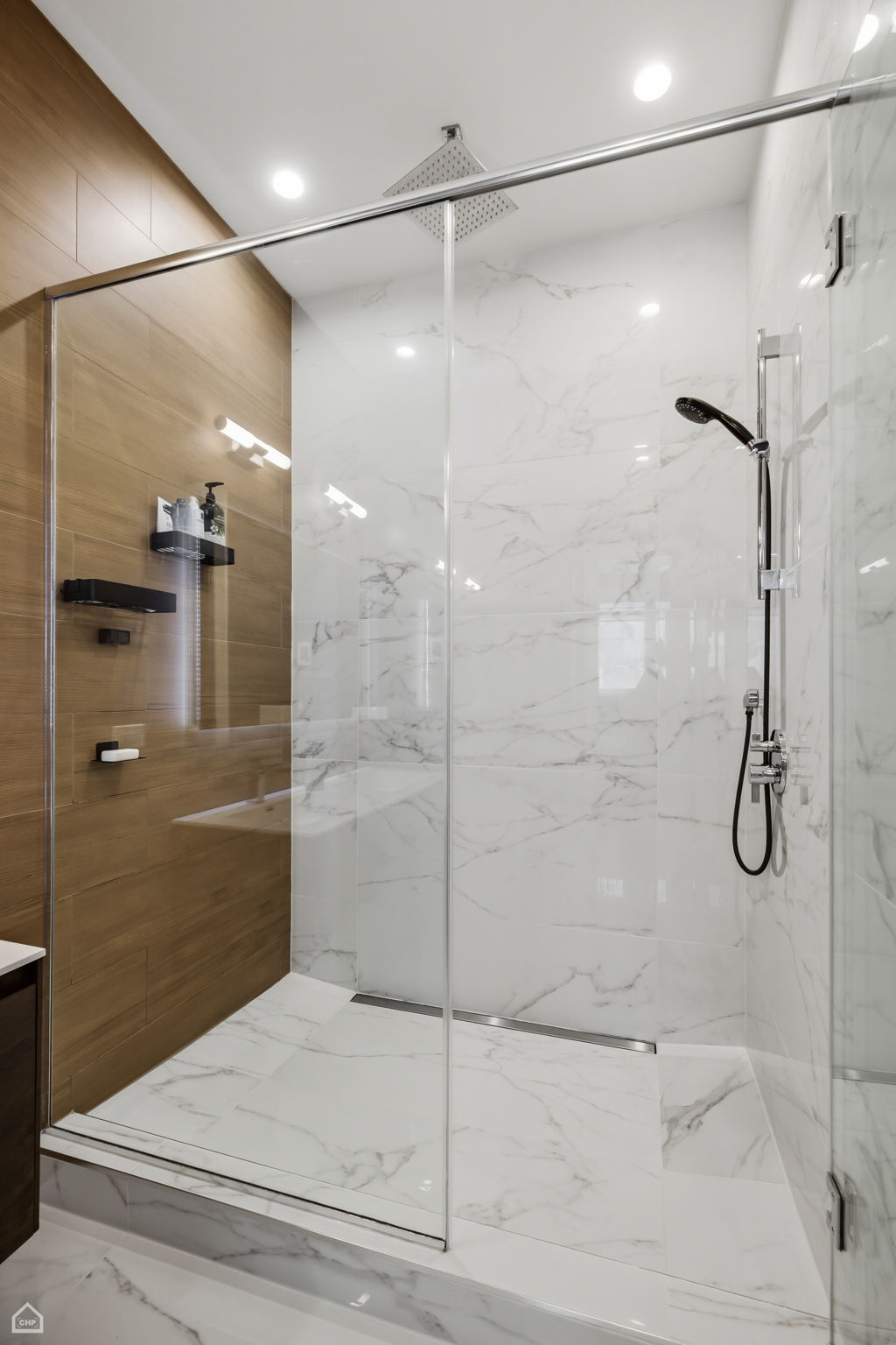 You'll want to stay in this shower all day!