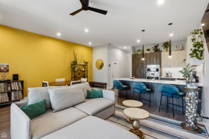 The open floor plan is great for entertaining and everyday living