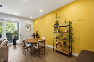Lots of room for dining table
