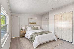 Secondary bedroom (virtually staged)