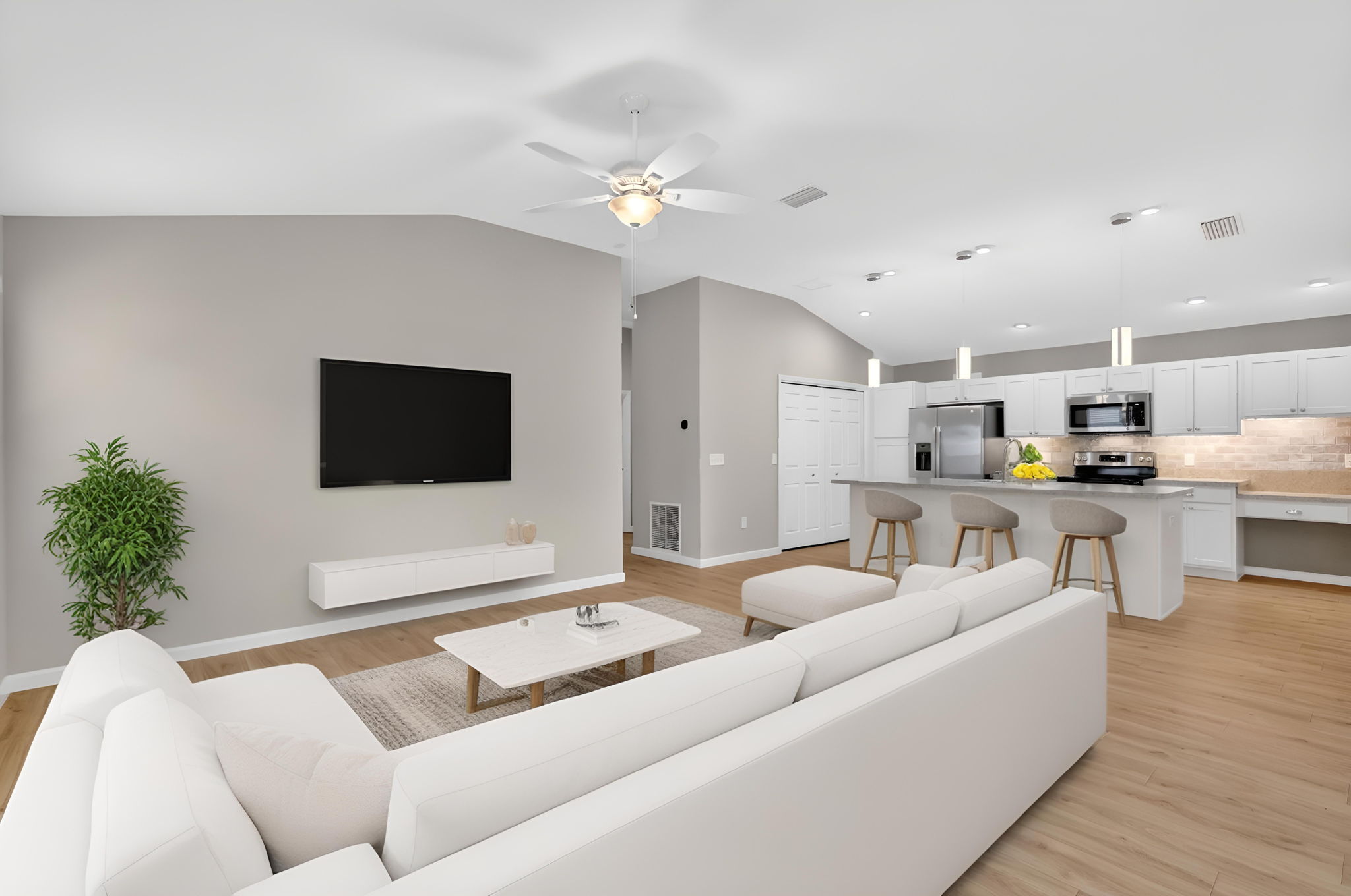 Living Room - Virtually Staged