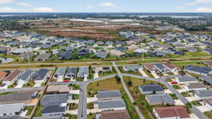 Aerial with SR 44 and Walking and Bicycling Trails Behind Home