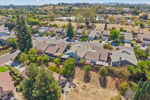 Aerial View of Home Rear