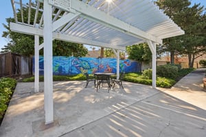 Community Pool Sitting Area