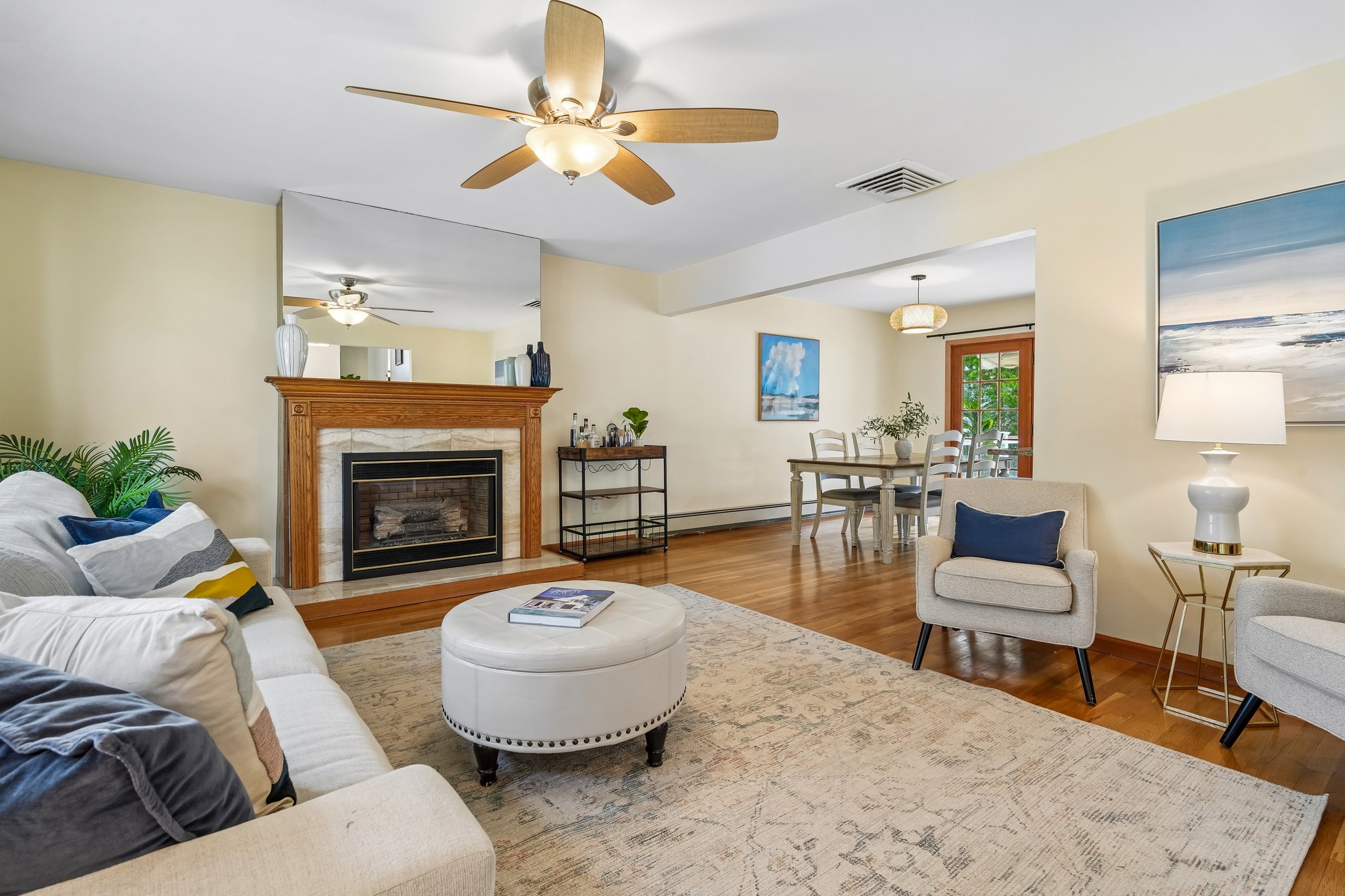 Easy Flow into the Dining Area