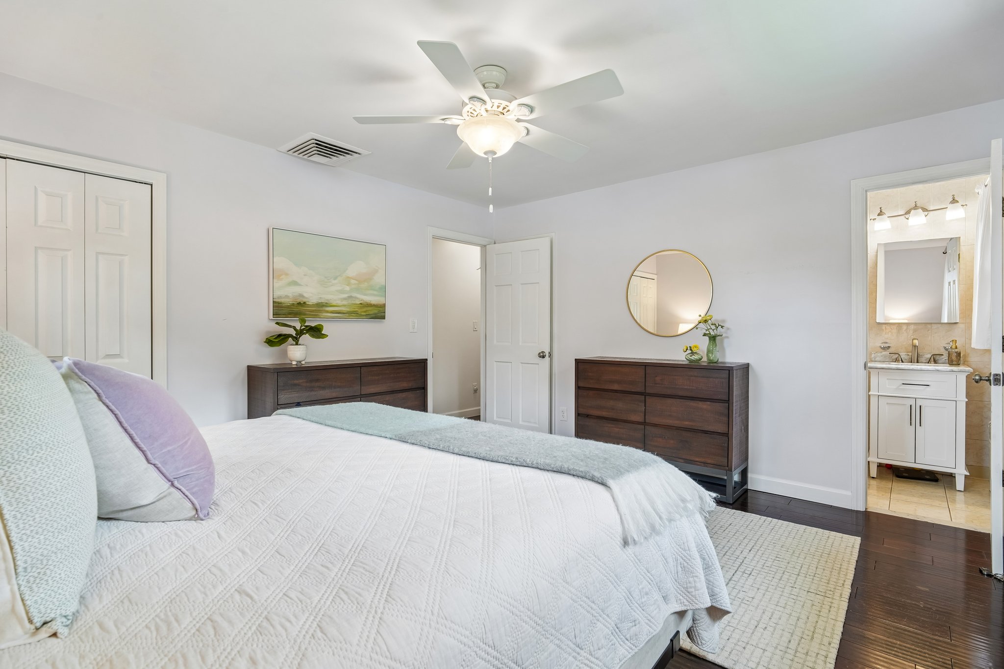 Primary Bedroom with 2 closets