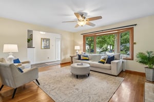 Wood Framed Bay Window offers plenty of natural sunlight