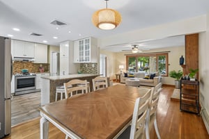 Dining Area flows into the kitchen