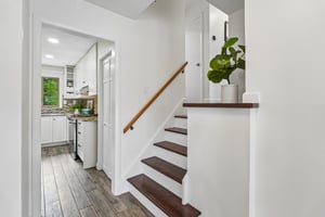 Step Upstairs from Kitchen to the 2nd floor