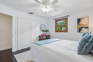 2nd Bedroom with plenty  of closet space