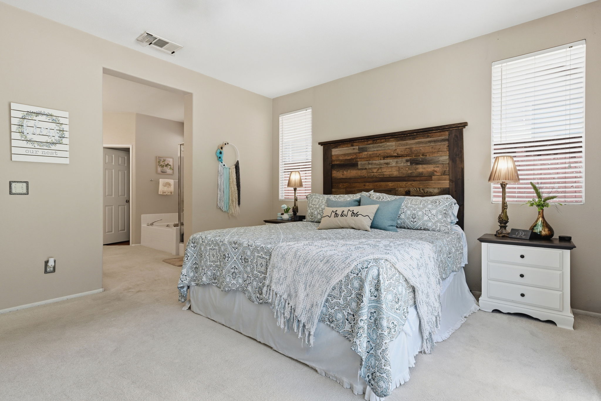 Hideaway in your primary suite.
