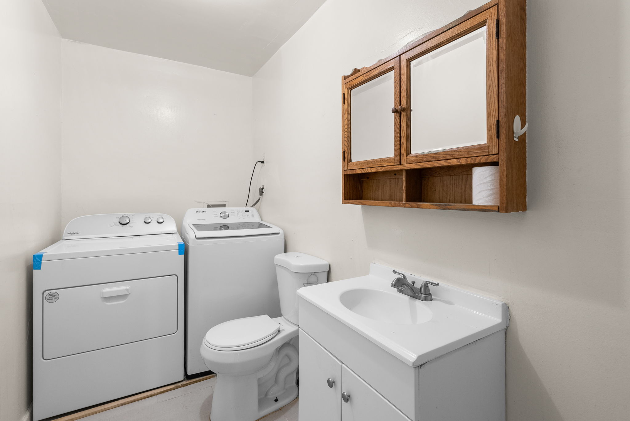 Main Level Laundry and Powder Room