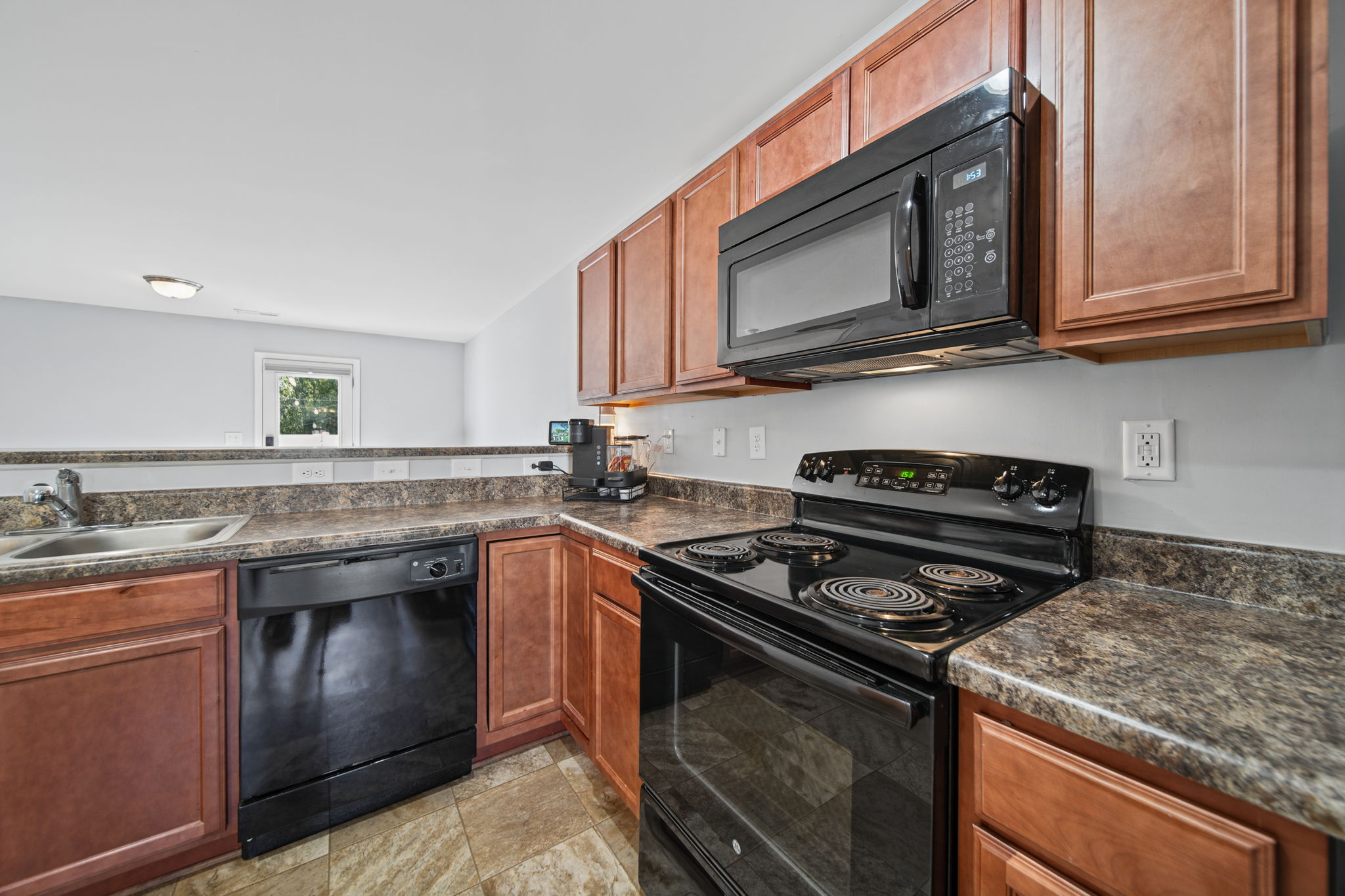 Kitchen View-Opens to Family Room