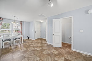View of Dining Area and Entry Way