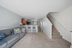 View to Kitchen from Family Room- Open Floor Plan