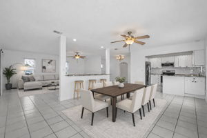 Living Dining Virtually Staged