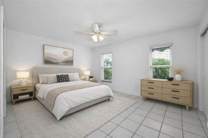 Primary Bedroom Virtually Staged