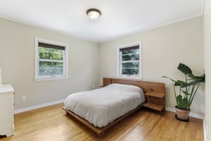 Bedroom 1 - Hardwood floors