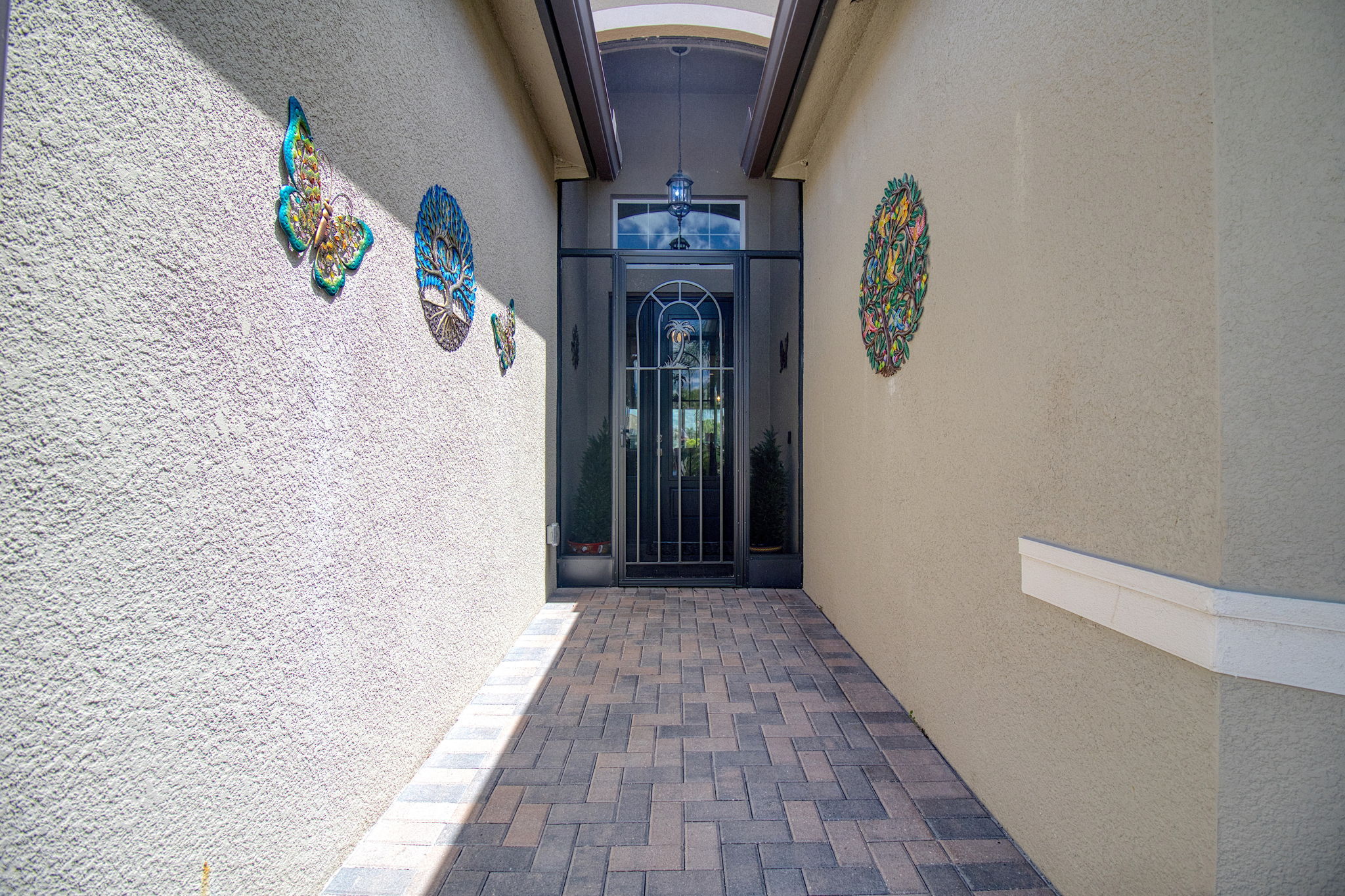 Block Home w/ Stucco Finish