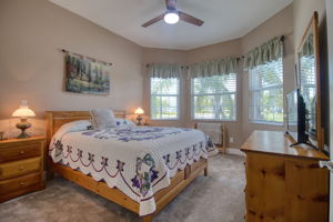 2nd Bedroom w/ 3 Large Windows