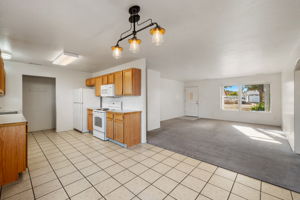 Kitchen and Living Room