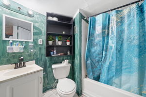 Bathroom 2 is in Basement