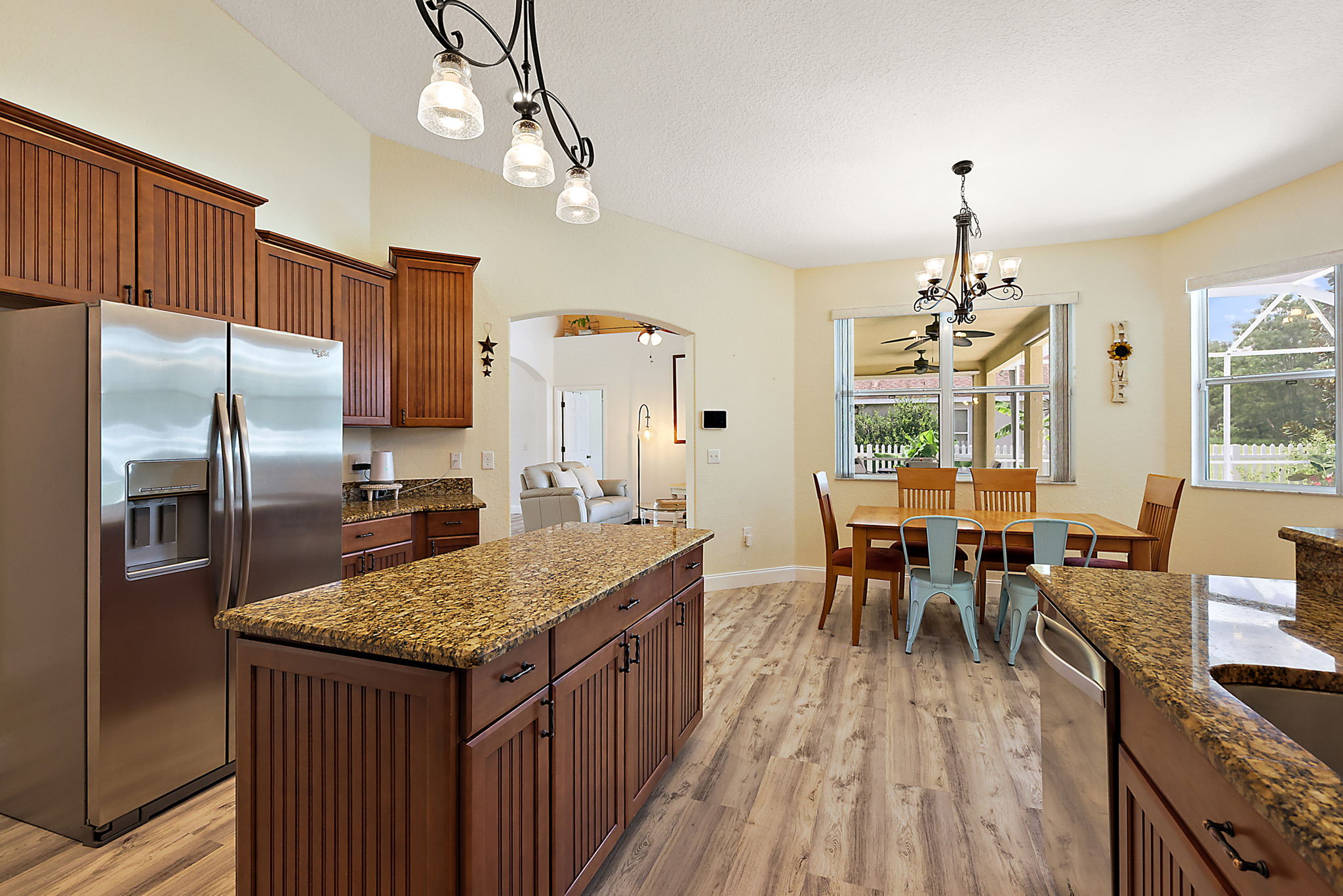 Open Kitchen & Dining Area
