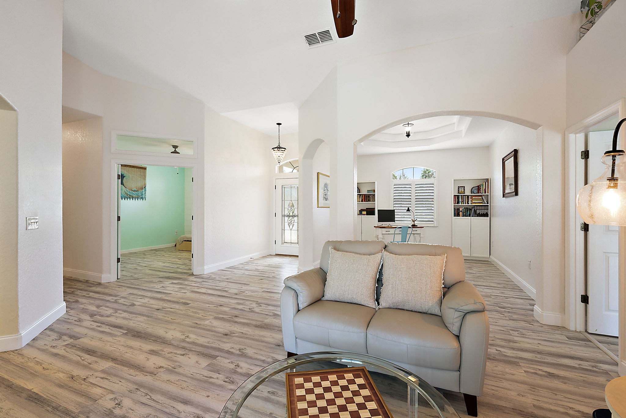 Front Entry, Living Room & Flex Room