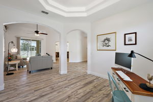 Flex Room w/ Tray Ceiling