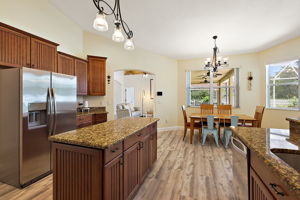 Open Kitchen & Dining Area