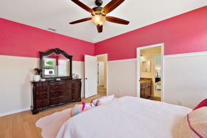 Bedroom 3 w/ Upgraded Ceiling Fan