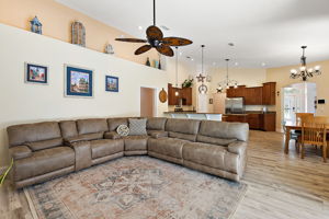 High Vaulted Ceilings w/ Updated Ceiling Fans/Lighting Throughout