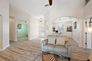 Front Entry, Living Room & Flex Room